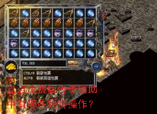 盘点免费版传奇辅助中有哪些独特操作? 盘点免费版传奇辅助中有哪些独特操作?