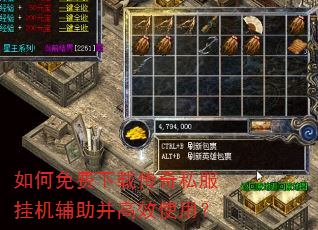 如何免费下载传奇私服挂机辅助并高效使用? 如何免费下载传奇私服挂机辅助并高效使用?